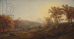 Постер Кропси Джаспер Autumn at Mount Chocorua, 1869 Постер Кропси Джаспер Autumn at Mount Chocorua, 1869