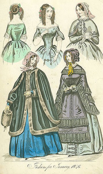 Fashions for January 1846