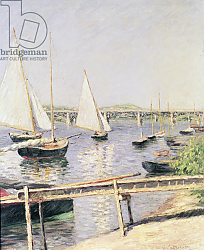 Постер Кайботт Гюстав (Gustave Caillebotte) Sailing boats at Argenteuil, c.1888 Постер Кайботт Гюстав (Gustave Caillebotte) Sailing boats at Argenteuil, c.1888