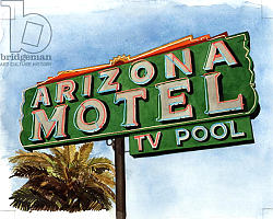 Постер Мастерман Люси (совр) Arizona Motel on 6th Avenue, 2004 Постер Мастерман Люси (совр) Arizona Motel on 6th Avenue, 2004