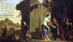 Постер Брай Саломон Eliezer and Rebecca at the Well, 1660 Постер Брай Саломон Eliezer and Rebecca at the Well, 1660