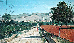Постер Джуигоу Поль Landscape in Provence. View from Saint-Saturnin-d'Apt, 1867 Постер Джуигоу Поль Landscape in Provence. View from Saint-Saturnin-d'Apt, 1867