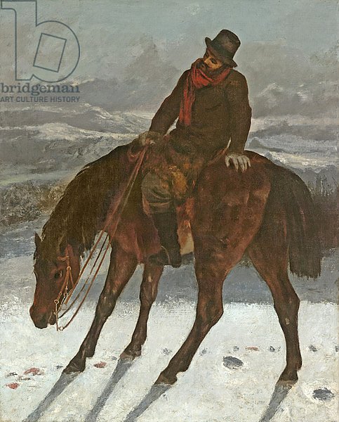 Hunter on Horseback, c.1864