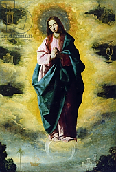 Постер Зурбаран Франсиско The Immaculate Conception, c.1630-35 Постер Зурбаран Франсиско The Immaculate Conception, c.1630-35