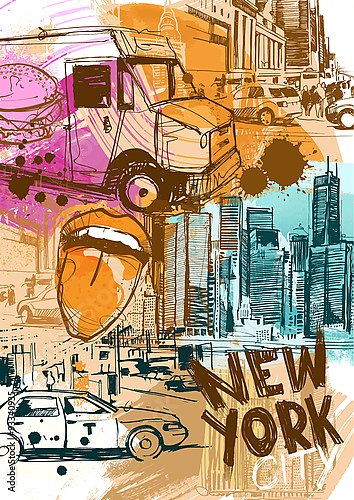 Постер Нью-Йорк, Трафик