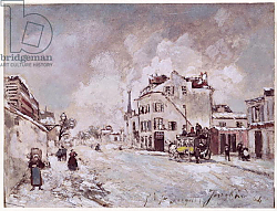 Постер Джонкинд Йохан View of Faubourg Saint-Jacques Постер Джонкинд Йохан View of Faubourg Saint-Jacques