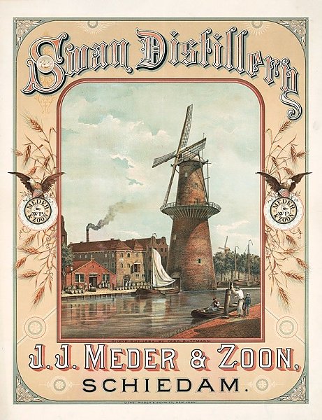 Swan Distillery, J.J. Meder  Zoon, Schiedam