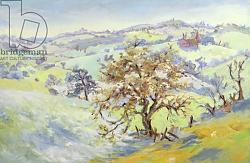 Постер Дюрхем Энн (совр) From Udimore Towards Peasmarch, Sussex, in winter Постер Дюрхем Энн (совр) From Udimore Towards Peasmarch, Sussex, in winter