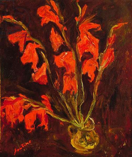 Red Gladioli, c.1919