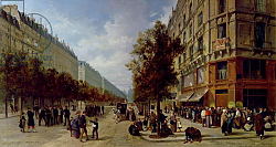 Постер Джуа Жак Siege of Paris. Queueing at the Door of a Grocery, 1870 Постер Джуа Жак Siege of Paris. Queueing at the Door of a Grocery, 1870