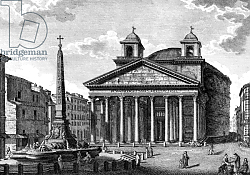 Постер Акварони Джузеппе View of the Pantheon, Rome, c.1810 Постер Акварони Джузеппе View of the Pantheon, Rome, c.1810