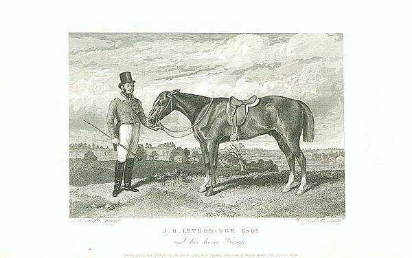 J.H. Lethbridge Esqr. And his horse Trump 1