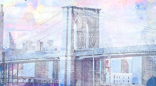 Нью-Йорк, Бруклинский мост 1