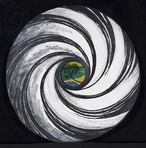 Lense Swirl with Palm Tree, 2005