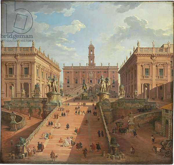 View of the Campidoglio, Rome, 1750