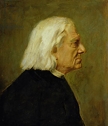 Постер Ленбах Франц The Composer Franz Liszt, 1884 Постер Ленбах Франц The Composer Franz Liszt, 1884