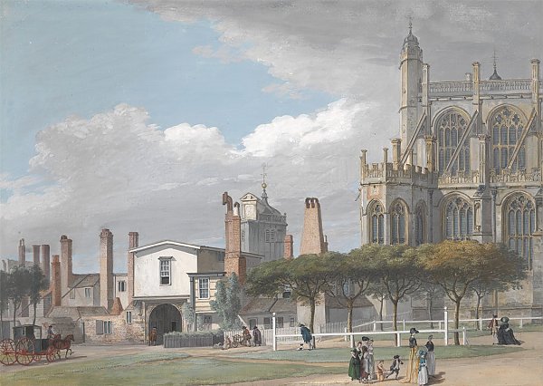 St. George’s Chapel, Windsor, and the Entrance to the Singing Men’s Cloister