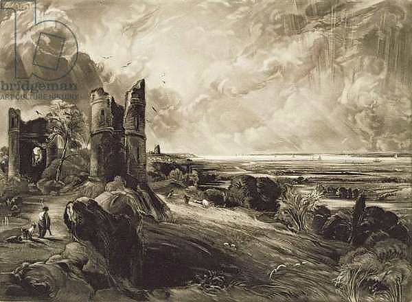 Hadleigh Castle, engraved by David Lucas c.1832