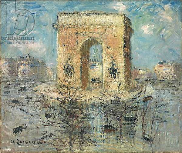 L'Arc de Triomphe, La Place de l'Etoile, 1929