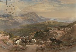 Постер Лейтш Уильям Scene in the Highlands, 19th century Постер Лейтш Уильям Scene in the Highlands, 19th century