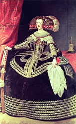 Постер Веласкес Диего (DiegoVelazquez) Queen Mariana of Austria c.1653 Постер Веласкес Диего (DiegoVelazquez) Queen Mariana of Austria c.1653