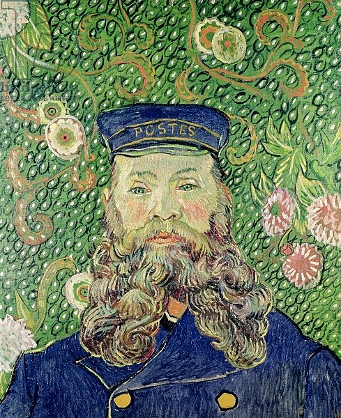 Купить репродукцию картины Portrait of the Postman Joseph Roulin, 1889, Ван  Гог Винсент (Vincent Van Gogh)