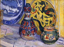 Постер Гор Спенсер Still Life with Oriental Figures, 1913 Постер Гор Спенсер Still Life with Oriental Figures, 1913