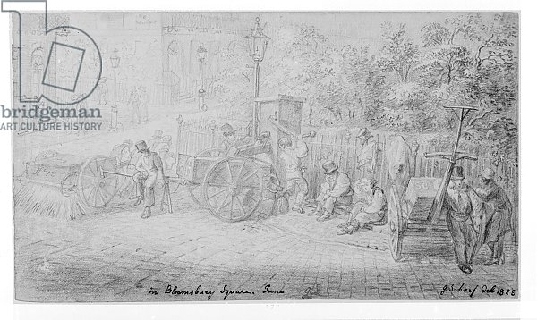In Bloomsbury Square during the heat wave, 1828