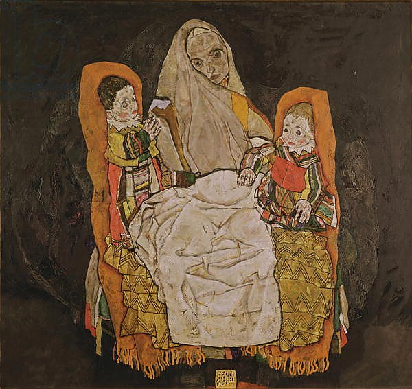 Mother with Two Children, 1915-17