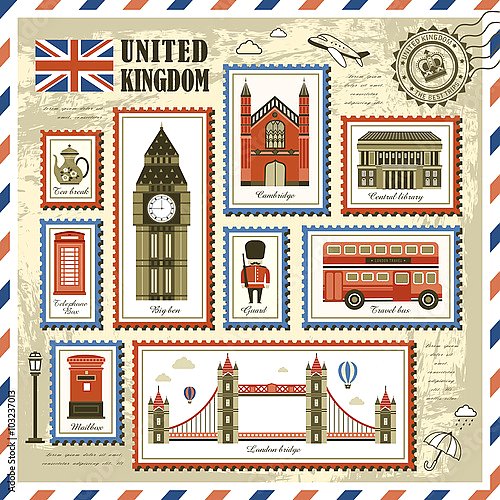 Великобритания, коллекция марок