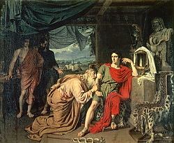 Постер Иванов Александр King Priam begging Achilles for the return of Hector's body, 1824 Постер Иванов Александр King Priam begging Achilles for the return of Hector's body, 1824