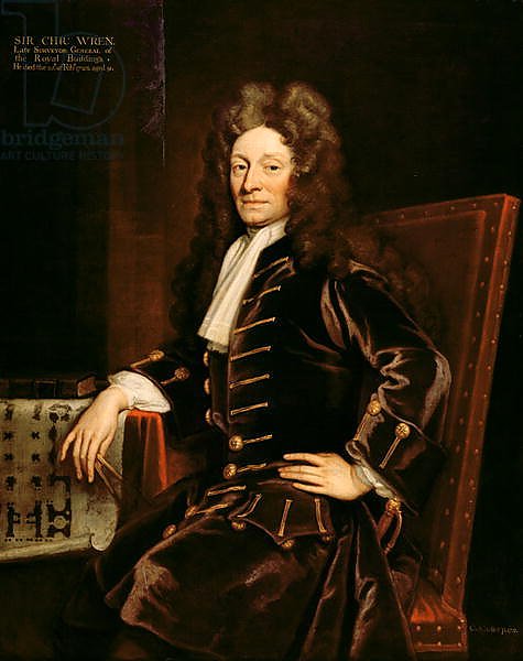 Portrait of Sir Christopher Wren 1711