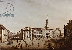 Постер Мейер Йоханн View of Castle Street and the Fiaker Square, Potsdam, 1773 Постер Мейер Йоханн View of Castle Street and the Fiaker Square, Potsdam, 1773