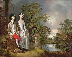 Постер Гейнсборо Томас Portrait of Heneage Lloyd and his Sister, Lucy, c.1750 Постер Гейнсборо Томас Portrait of Heneage Lloyd and his Sister, Lucy, c.1750