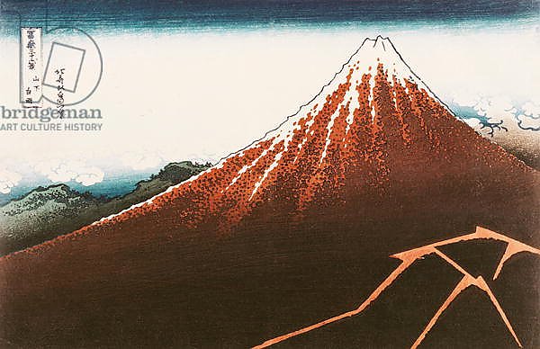 Fuji above the Lightning', from the series '36 Views of Mt. Fuji'