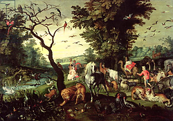 Постер Брейгель Ян Старший The Animals Entering Noah's Ark Постер Брейгель Ян Старший The Animals Entering Noah's Ark