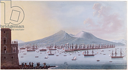 Постер Гварди Джакомо View of the Bay of Naples, 1798 Постер Гварди Джакомо View of the Bay of Naples, 1798