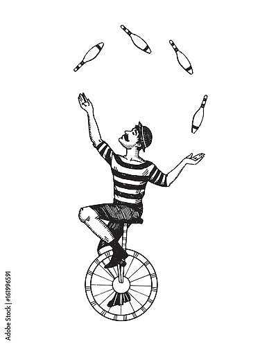 Цирковой жонглер