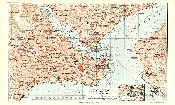 План Константинополя 1
