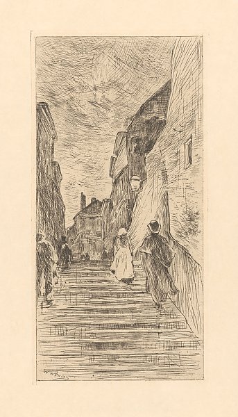 Trappen in een stad Trap in België