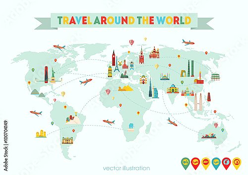 Скретч карта мира Travel Map™ Silver World