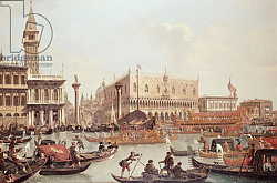 Постер Бизон Джузеппе View of the Doge's Palace and the Piazzetta, Venice Постер Бизон Джузеппе View of the Doge's Palace and the Piazzetta, Venice