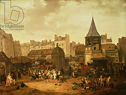 Постер Дебюкур Филибер Rejoicing at Les Halles to Celebrate the Birth of Dauphin Louis of France 21st January 1781, 1783 Постер Дебюкур Филибер Rejoicing at Les Halles to Celebrate the Birth of Dauphin Louis of France 21st January 1781, 1783