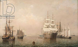 Постер Лэйн Фитц Merchantmen Off Boston Harbor, 1863 Постер Лэйн Фитц Merchantmen Off Boston Harbor, 1863