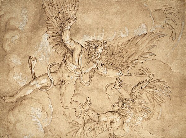 Copy after Giulio Romano’s Fall of Icarus