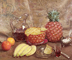 Постер Машков Илья Still life with pineapples, 1938 Постер Машков Илья Still life with pineapples, 1938