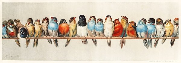 Насест птиц (1880) Гектора Джакомелли 