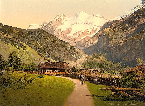 Швейцария. Шале в горах