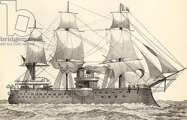 Amiral Duperre, from 'The National Encyclopaedia', published by William Mackenzie, late 19th century
