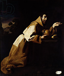 Постер Зурбаран Франсиско St. Francis in Meditation, 1639 Постер Зурбаран Франсиско St. Francis in Meditation, 1639